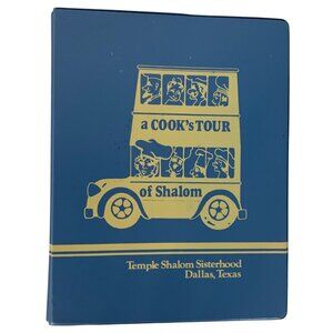 A Cooks Tour Of Shalom Cookbook By Temple Shalom Sisterhood Dallas 1978 Binder